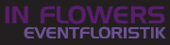 Logo IN FLOWERS Eventfloristik  Dolleres Keller