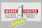 Logo WEDERFENSTER.CH AG